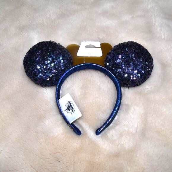 Disney Minnie Mouse Jeweled Mouse Ears 50th Anniversary Edition Head Band - Picture 4 of 8